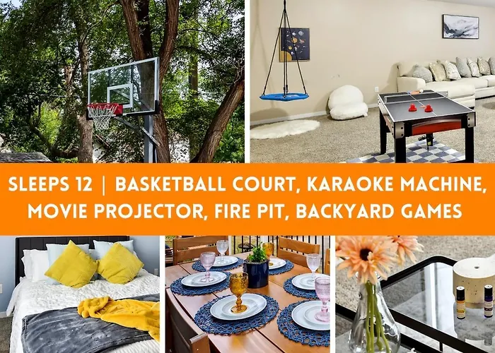 Basketball Court, Pickleball, Karaoke, 6 Beds