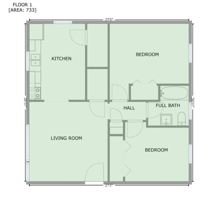 Apartment Tranquil 2br Mpls - 8075 2