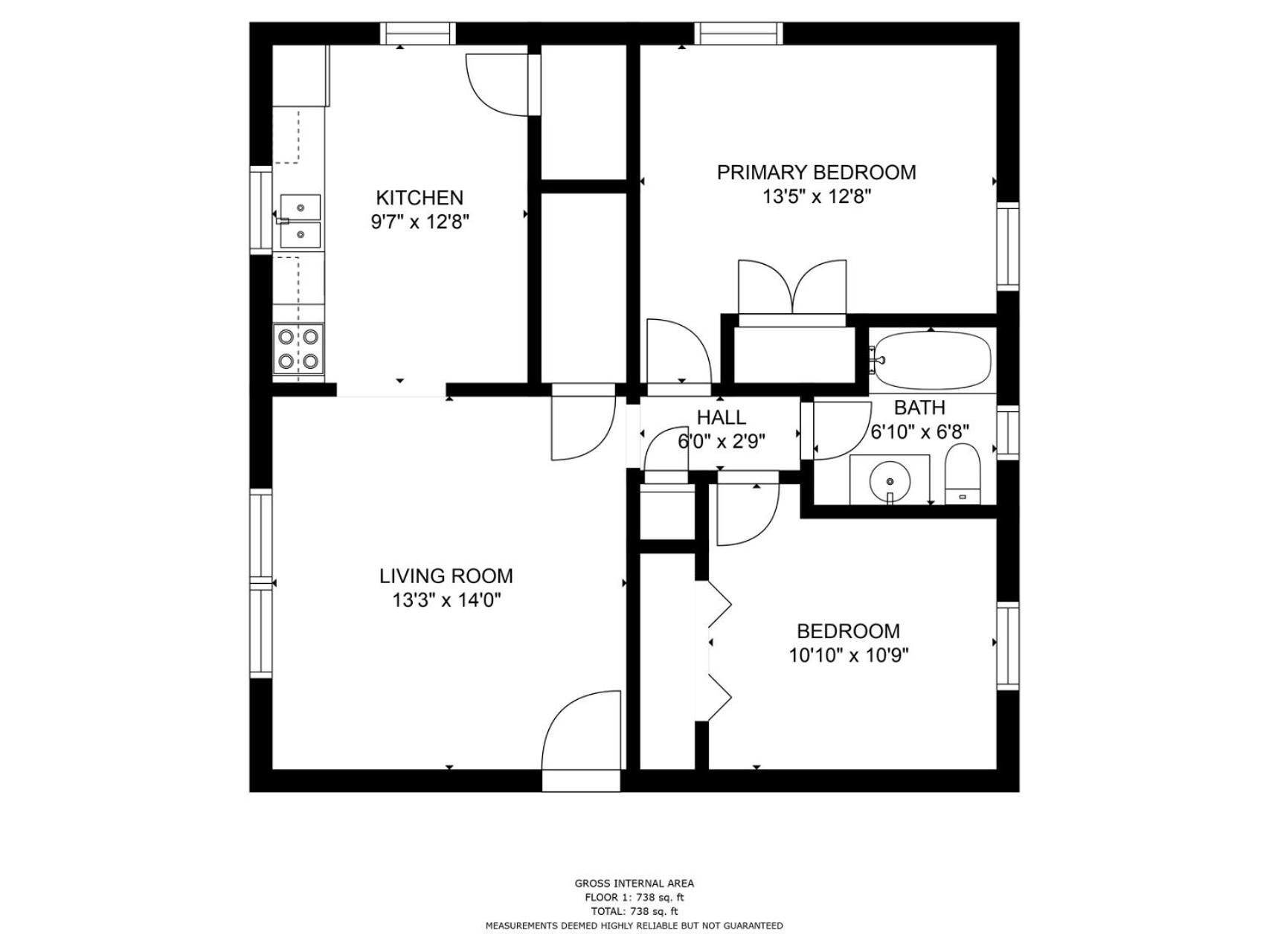 Apartment Tranquil 2br Mpls - 8073 2